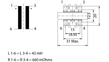 Schematic diagram for HR 19005