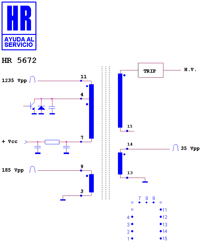 Schematic diagram for HR 5672